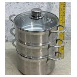 3 Crofton Stainless Steel Pans