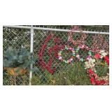 Christmas - Wire greenery basket, 3 Wreaths,