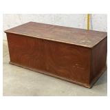 Dovetailed Blanket Box old red paint 52/23/20
