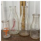 Binghamton and Endicott milk bottles