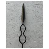 Metal Spear w/ wooden handle 80"