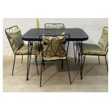 5 Piece Wrought Iron Dining Set 40/30/30
