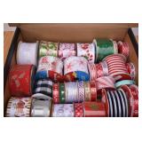Lot of Holiday Craft Ribbon