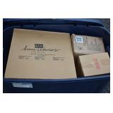 Large Tote of Home Interiors Holiday Items -