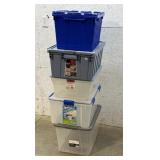 5 Storage Tubs