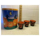 10" Hallmark Halloween canister - original