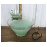 Chip & dip set- green