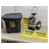 Coleman Propane Lanterns & Tanks , Posted Signs &