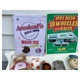 Signs, Plush, Hess, insurance, advertising lot