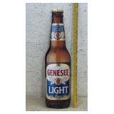 Genesee Light Beer Sign / Aluminum