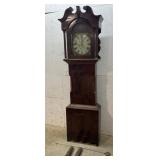 Early Inlayed Grandfather Clock 96/24/10