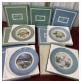 7 Avon Christmas collector plates