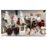 Christmas lot, some vintage, nativity pieces,