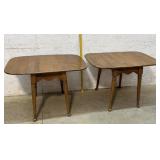 Ethan Allen Drop Leaf End Tables 35/25/24
