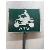 Atv Sign On Post 24/18