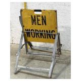 Men Working Sign / folding