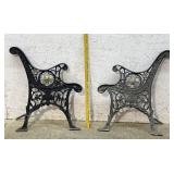 Cast Iron Park Bench Ends