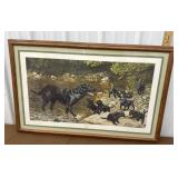 Norman Adams "First Outing" print black labs