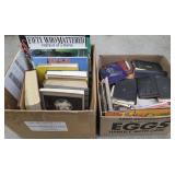 2 Boxes - Books, Religious Ephemera & Cards