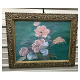 floreal Painting on canvas in beautiful frame -