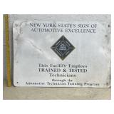 New York Automotive Excellence Sign/ double sided