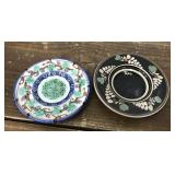 Majolica plate & handmade decorative plate