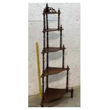 Corner What-Not Shelf 27/13/58