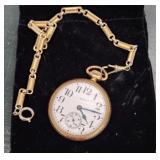Elgin pocket watch  - works with fob