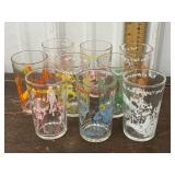 9 Flintstone Juice Cups