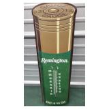 Remington 12 GA shotgun shell tin thermometer