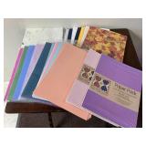 8 1/2" asst papers in different colors