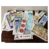 MANY stickers for scrapbooking etc