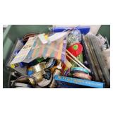 Tote full of assorted  kid/craft items new &used