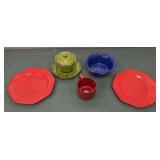 Colorful Italian pottery