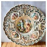 Gorgeous Capodimonte Judica Religious Relief Wall