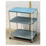 Serving Cart / Blue - 27/17/29 - Detachable