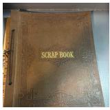 Scrapbook of airplane memorabilia.