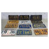 License Plates Various States &Years