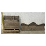 Wood Chicken Feeder & Backspash