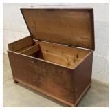 Early Dovetailed Blacket Chest w/ old red paint