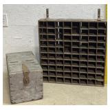 Hanging Pigeon Hold Self & Lift top Box
