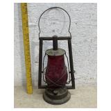 Dietz Lantern w/ red glob