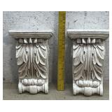 Chalkware Architectural Shelf Supports