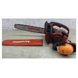 Homelite 14" Chain Saw w/ ear protection