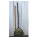 Handmade Brass & copper bed warmer- made in