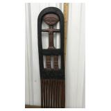 Wooden tribal comb art