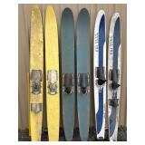 3 Pair Of Water Skiï¿½s (yellow/blue/white)72ï¿½