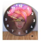 Modern African American Woman with Turban Wall