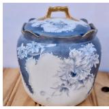 Antique T & V Limoges France Lidded Porcelain Jar