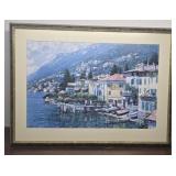 Italy coastline print - large